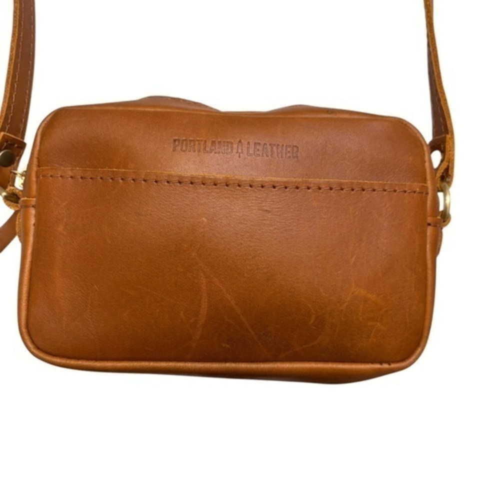 Portland Leather brown crossbody bag